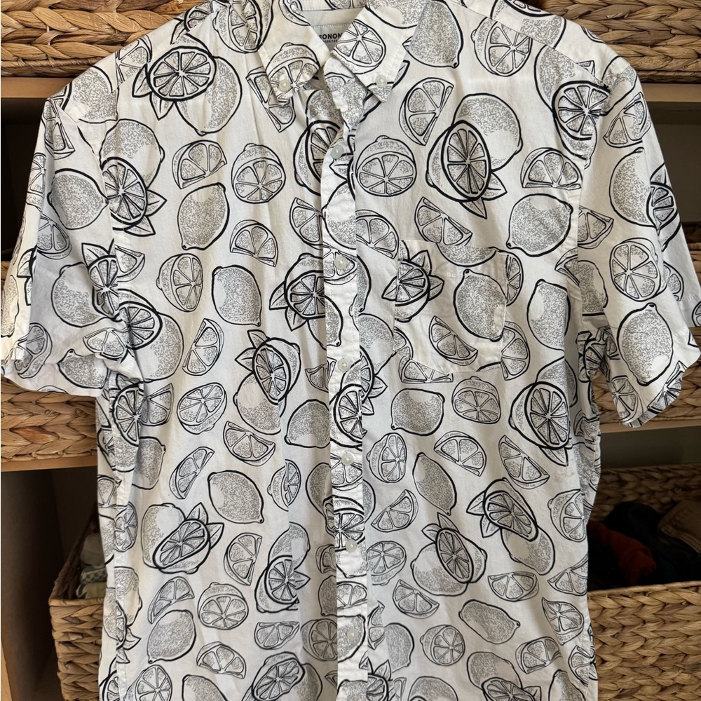 Sonoma Citrus Pattern Shirt